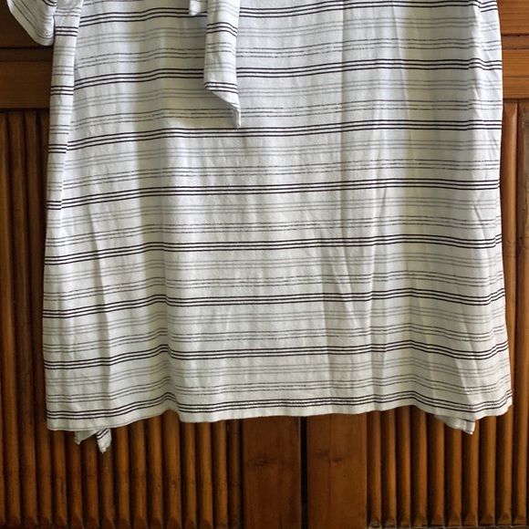 Altar’d State Short Sleeved Women’s Striped Shirt - Picture 9 of 11